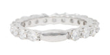 Contemporary 1.80 CTW Diamond 18 Karat White Gold Band RingRing - Wilson's Estate Jewelry