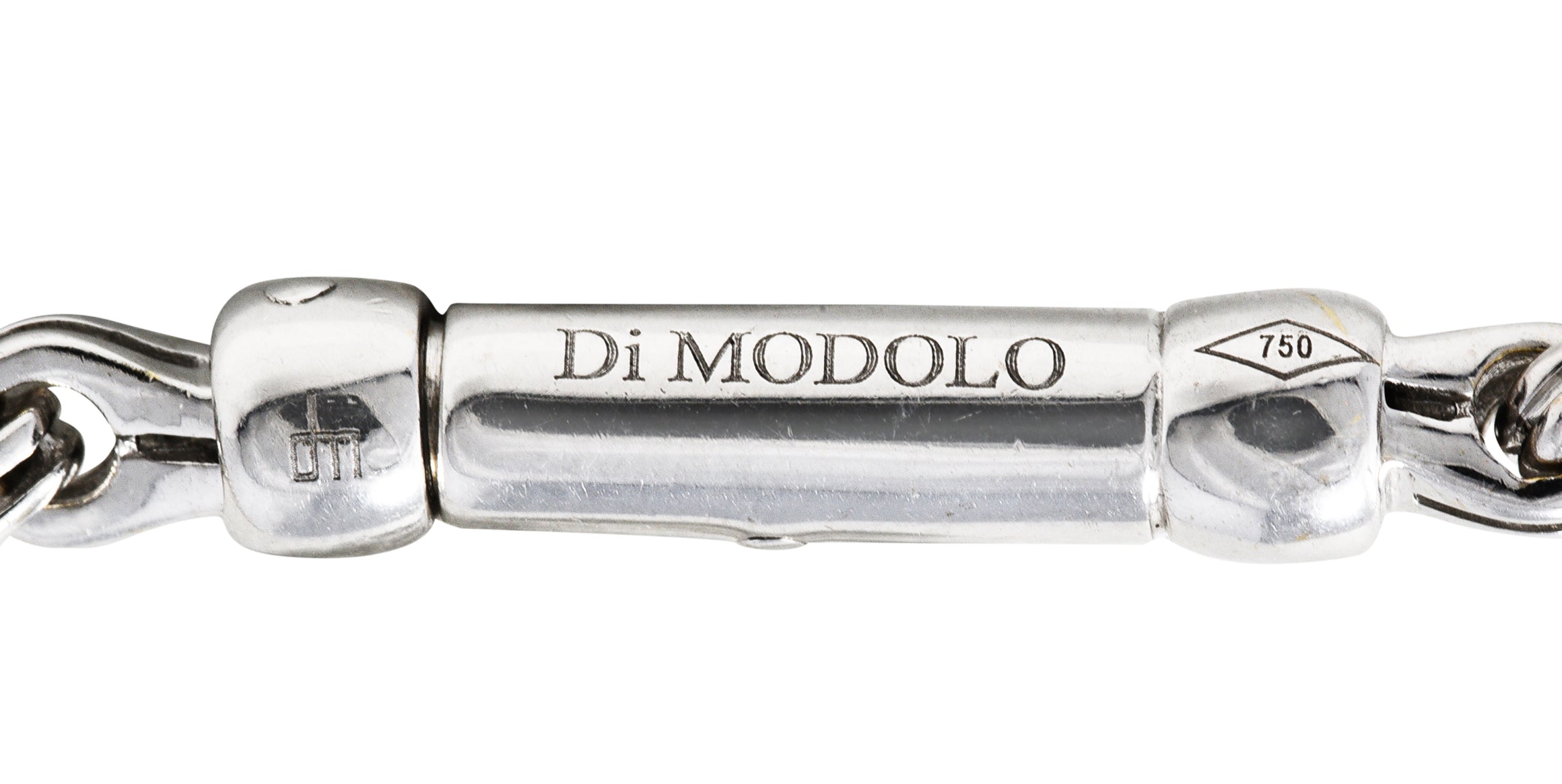 Di Modolo 0.85 CTW Diamond 18 Karat White Gold Convertible Tempio Lavalier NecklaceNecklace - Wilson's Estate Jewelry