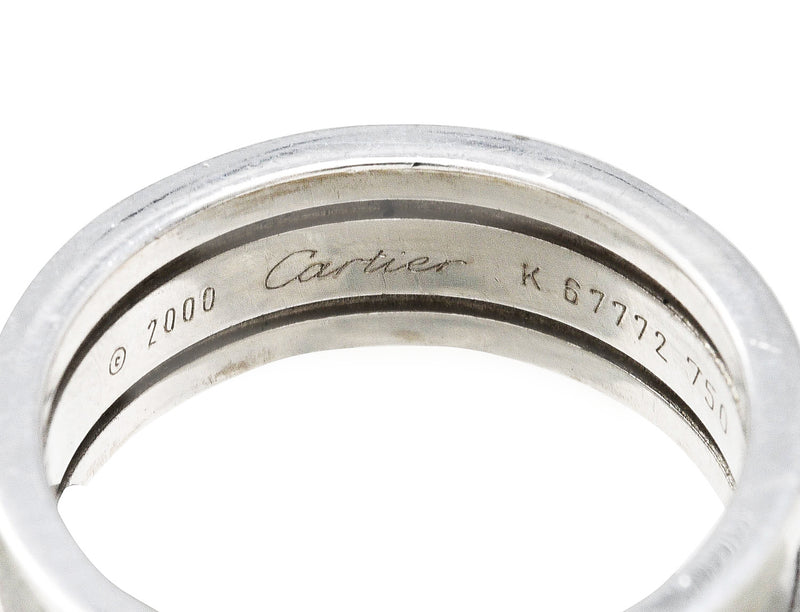 CRB4233100 - Clash de Cartier ring Small Model - White gold | Cartier ring,  White gold rings, Rings