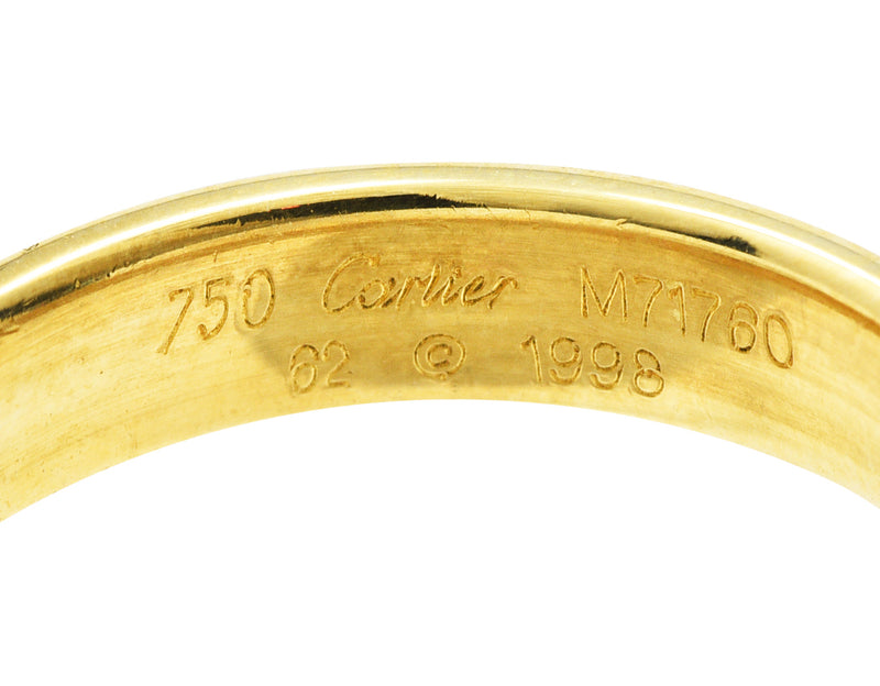 Cartier 18 Karat Tri-Gold Unisex Trinity Band RingRing - Wilson's Estate Jewelry