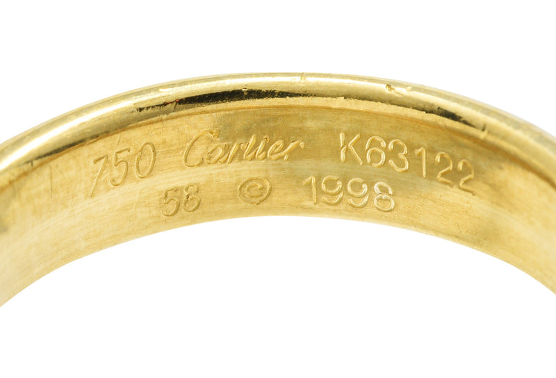 Cartier 18 Karat Tri-Gold Trinity Unisex Band RingRing - Wilson's Estate Jewelry
