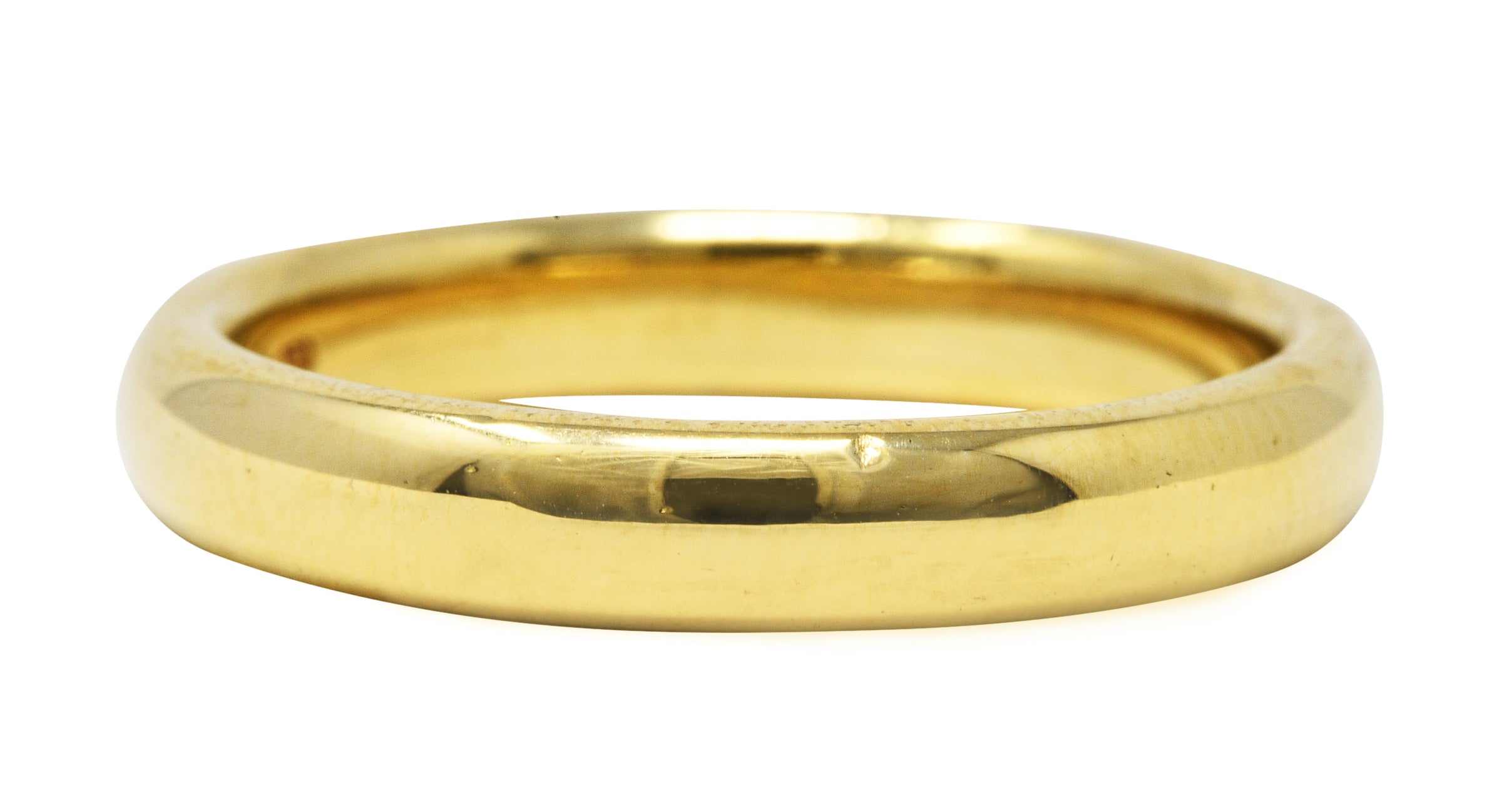 Tiffany & Co. 18 Karat Gold 4.0 MM Unisex Wedding Band RingRing - Wilson's Estate Jewelry