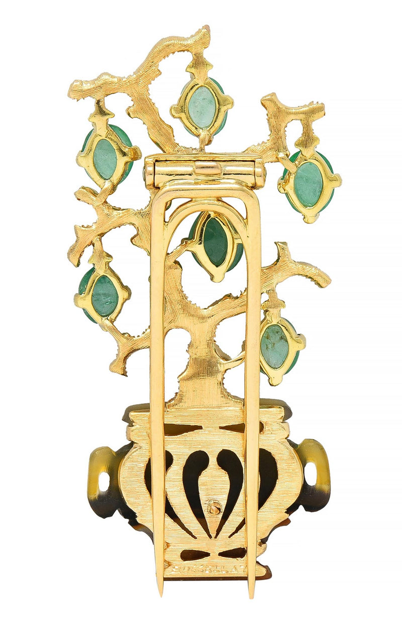 Impressive Buccellati Gold Carved Lapis Brooch Pin – Oak Gem