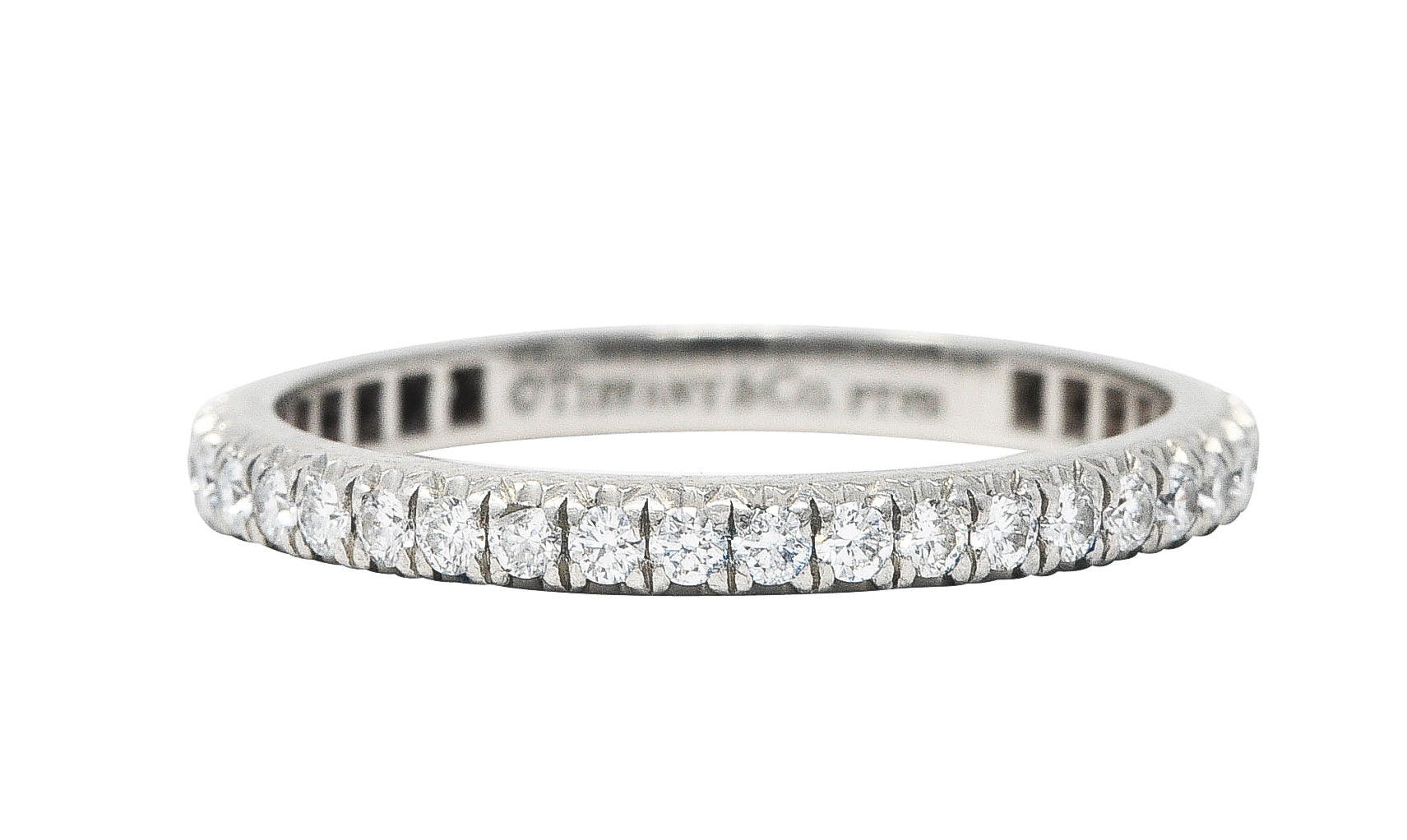 Tiffany & Co. 0.50 CTW Diamond Platinum Eternity Band RingRing - Wilson's Estate Jewelry