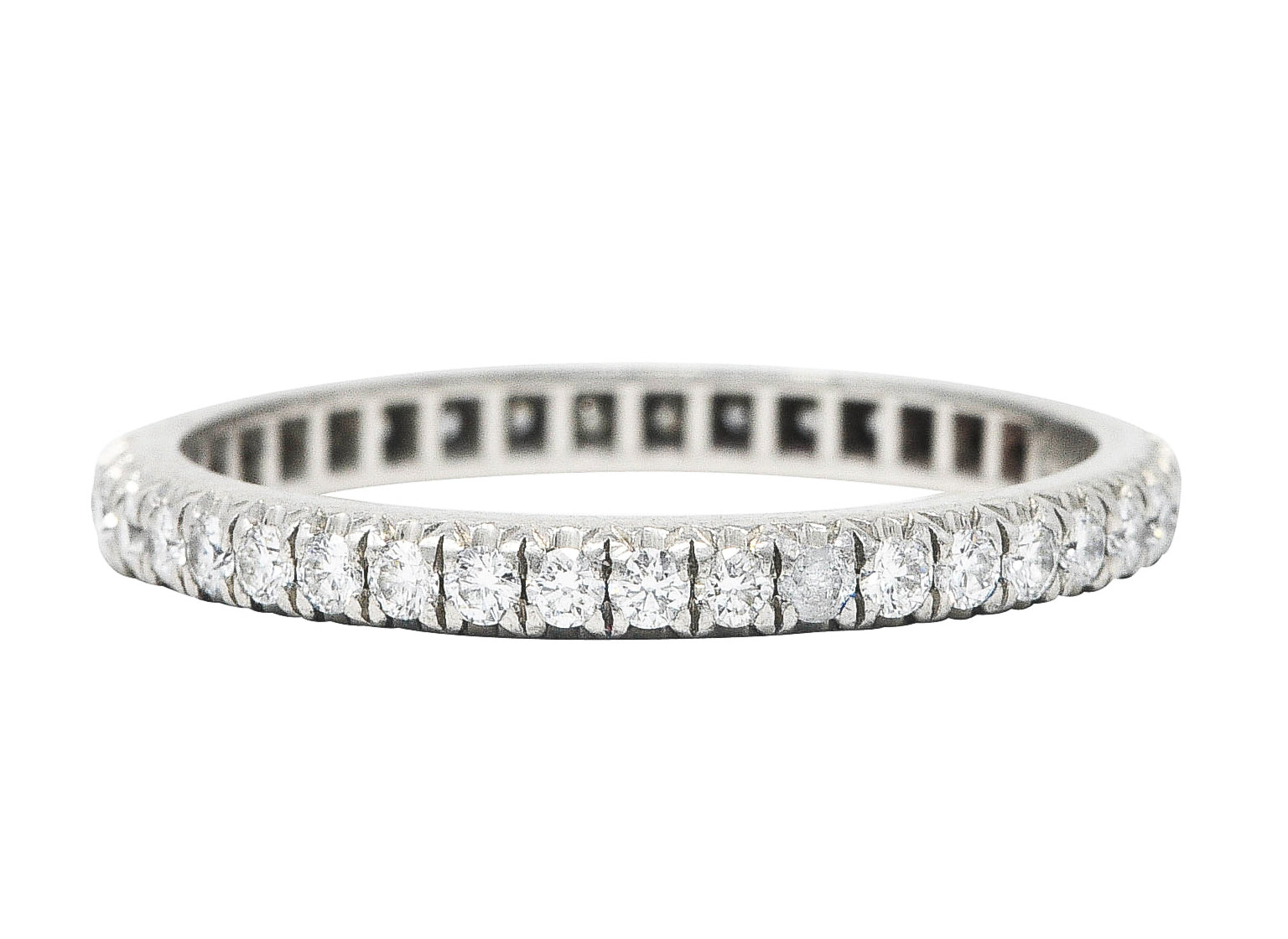 Tiffany & Co. 0.50 CTW Diamond Platinum Eternity Band RingRing - Wilson's Estate Jewelry