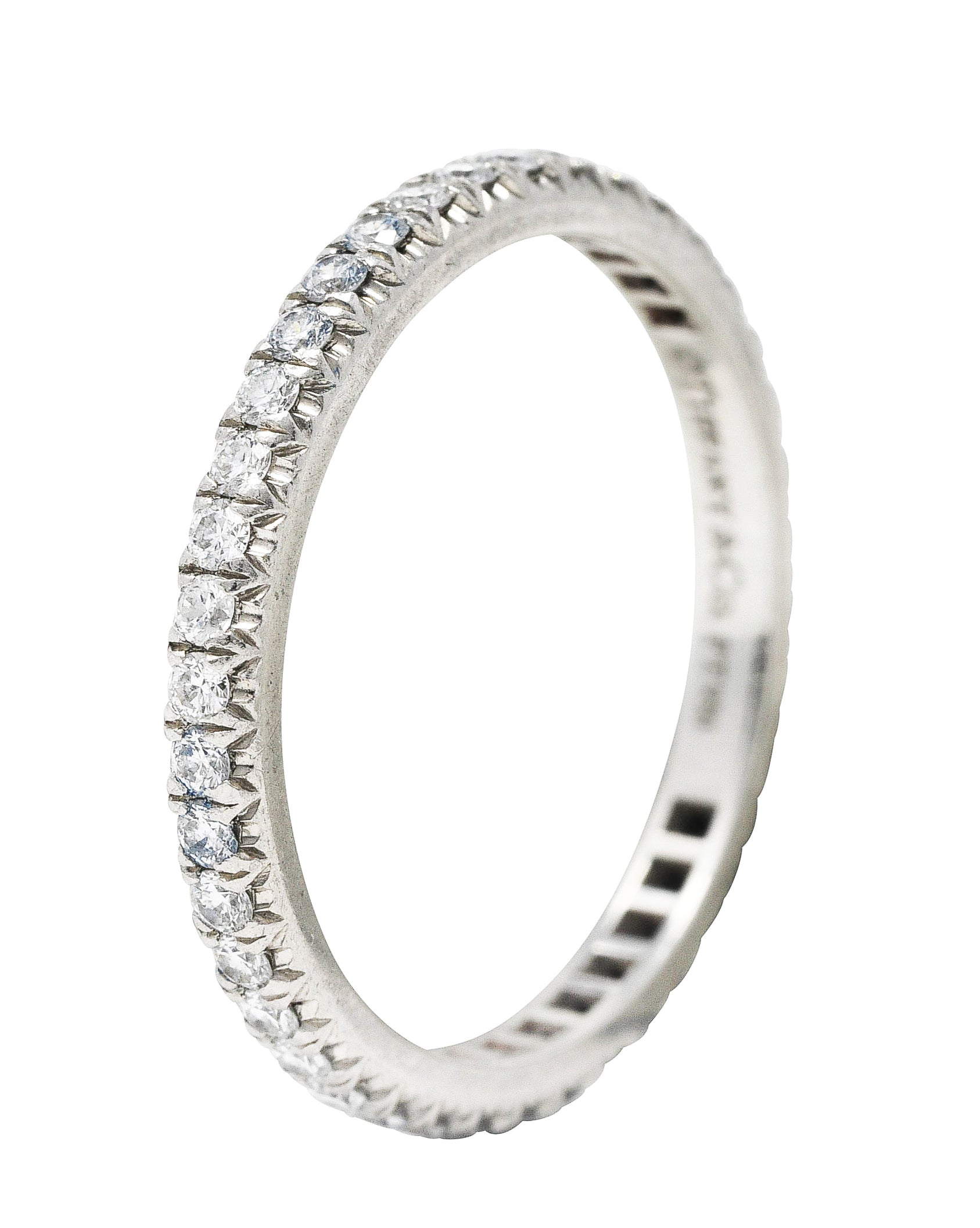 Tiffany & Co. 0.50 CTW Diamond Platinum Eternity Band RingRing - Wilson's Estate Jewelry