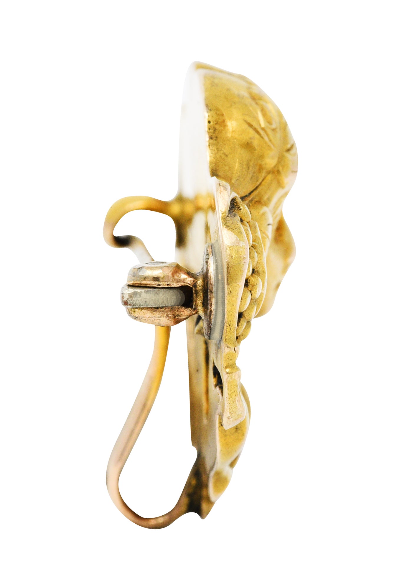 Art Nouveau 14 Karat Gold Dionysus Maenad Nymph BroochBrooch - Wilson's Estate Jewelry