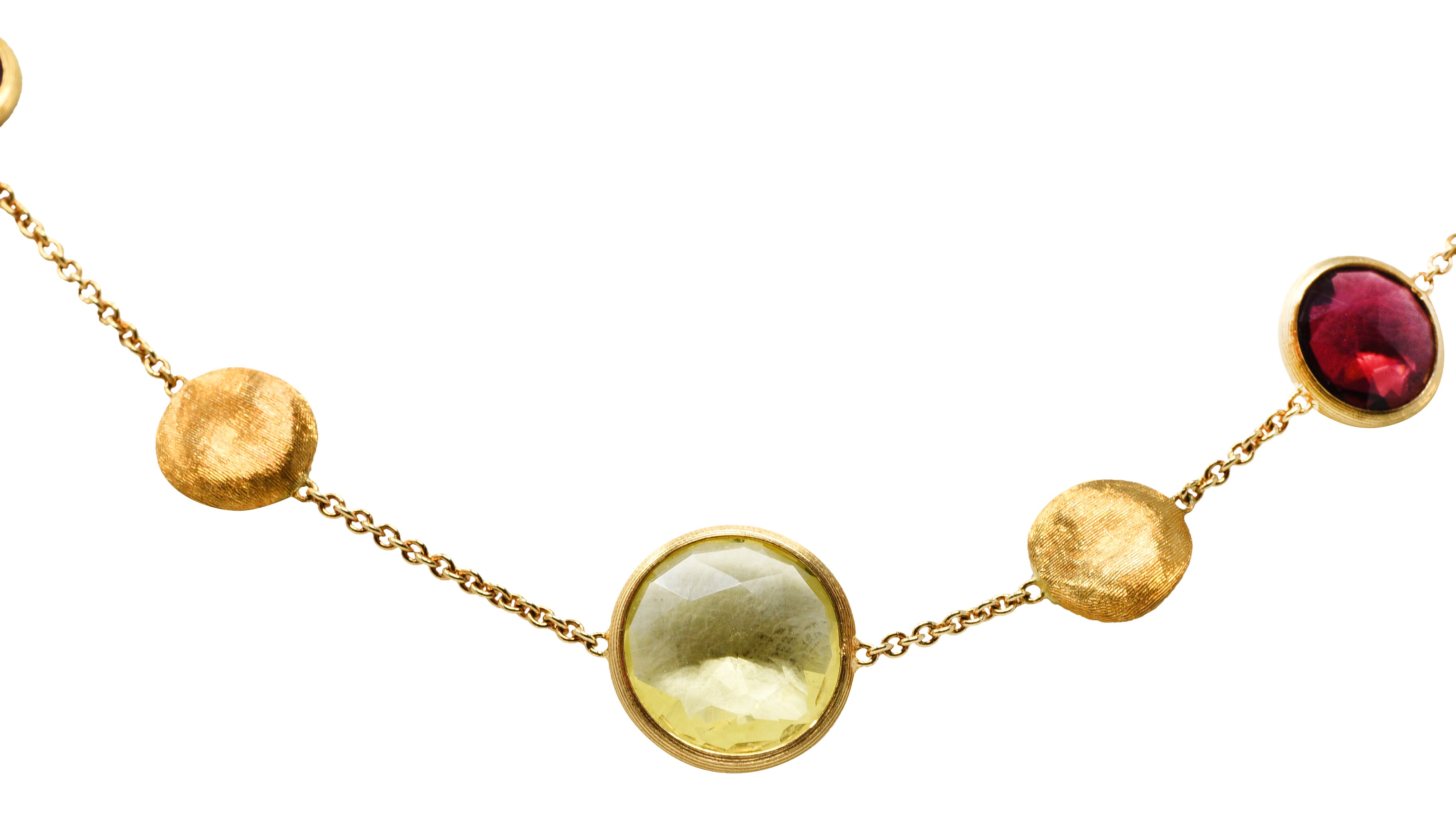 Marco Bicego Multi-Gem 18 Karat Gold Jaipur Station NecklaceNecklace - Wilson's Estate Jewelry