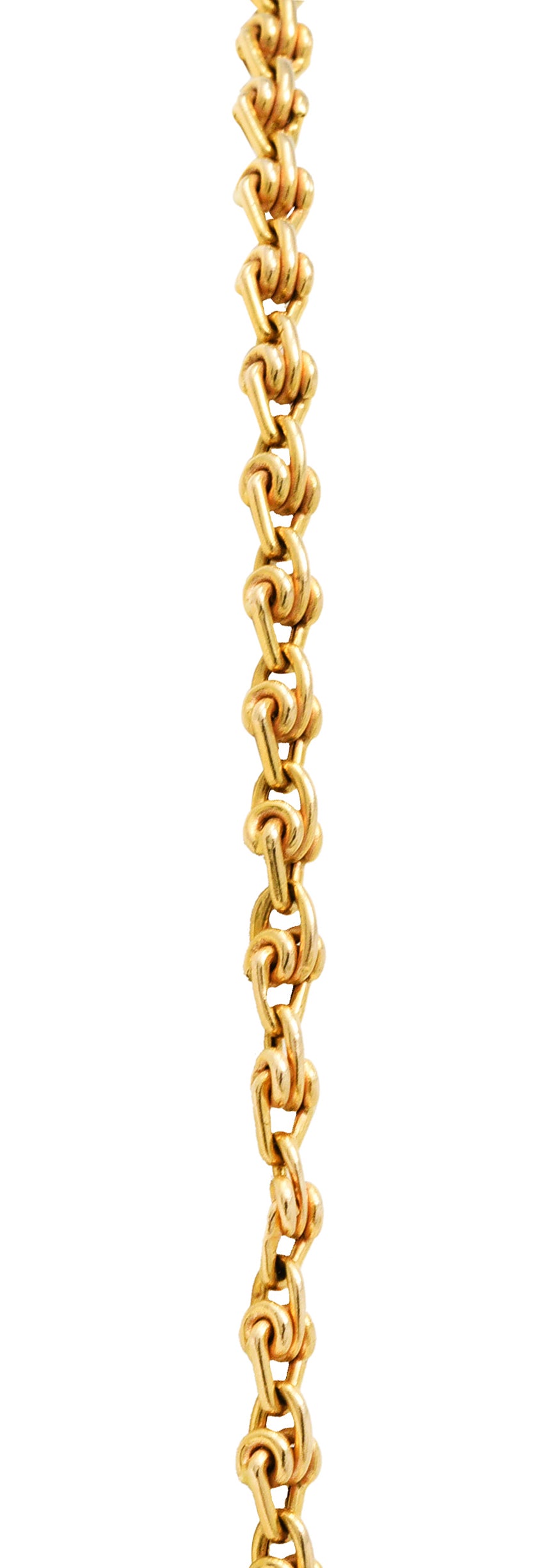 Unoaerre Vintage Italian 14 Karat Gold 32 Inch Long Chain NecklaceNecklace - Wilson's Estate Jewelry