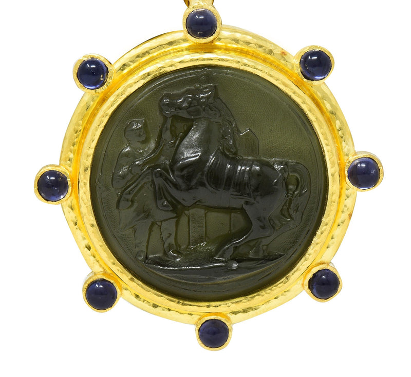 Horse on sale cameo pendant