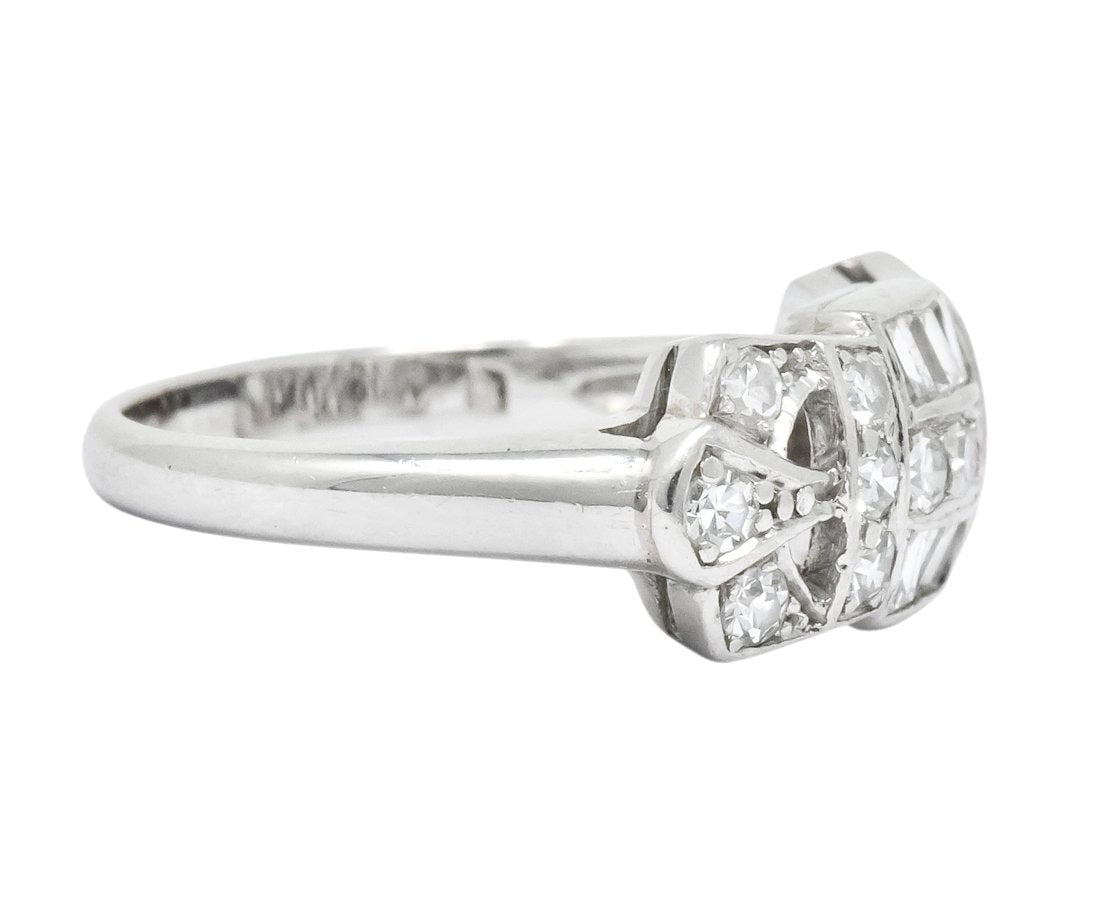 Art Deco 0.60 CTW Diamond Platinum Ring - Wilson's Estate Jewelry