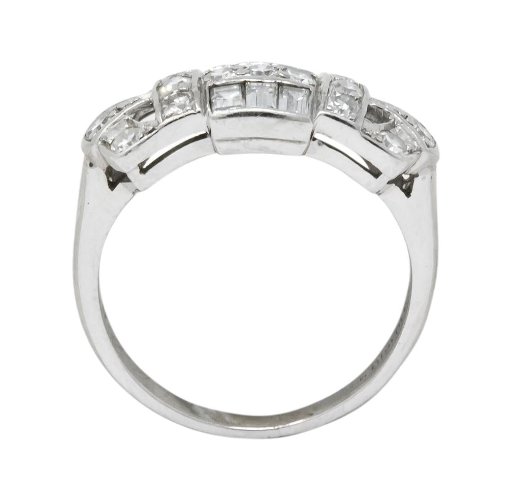 Art Deco 0.60 CTW Diamond Platinum Ring - Wilson's Estate Jewelry