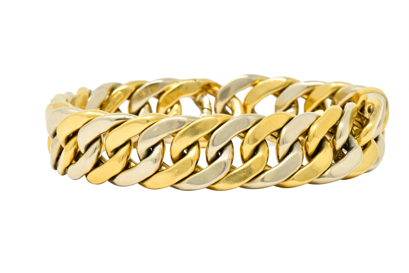 14 Kt Yellow Gold Italian ID Men's Bracelet – NY Style Jewelry®