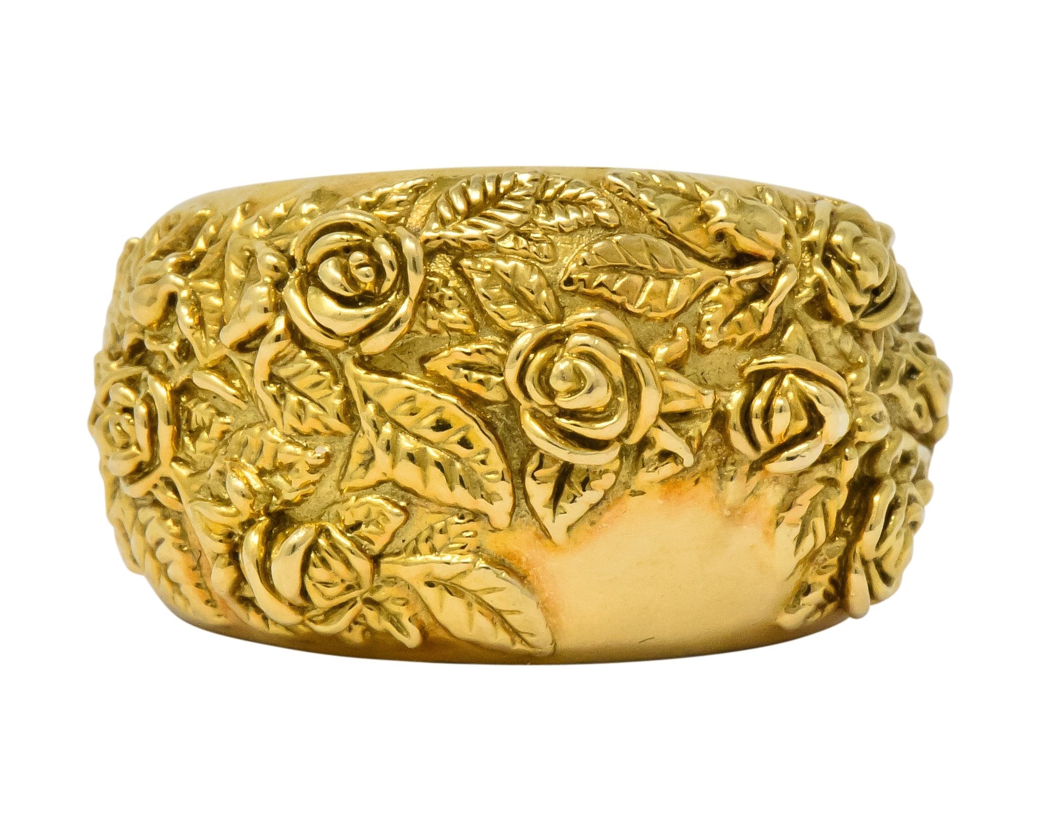 Carrera Y Carrera 18 Karat Gold Garden Of Roses Ring - Wilson's Estate Jewelry