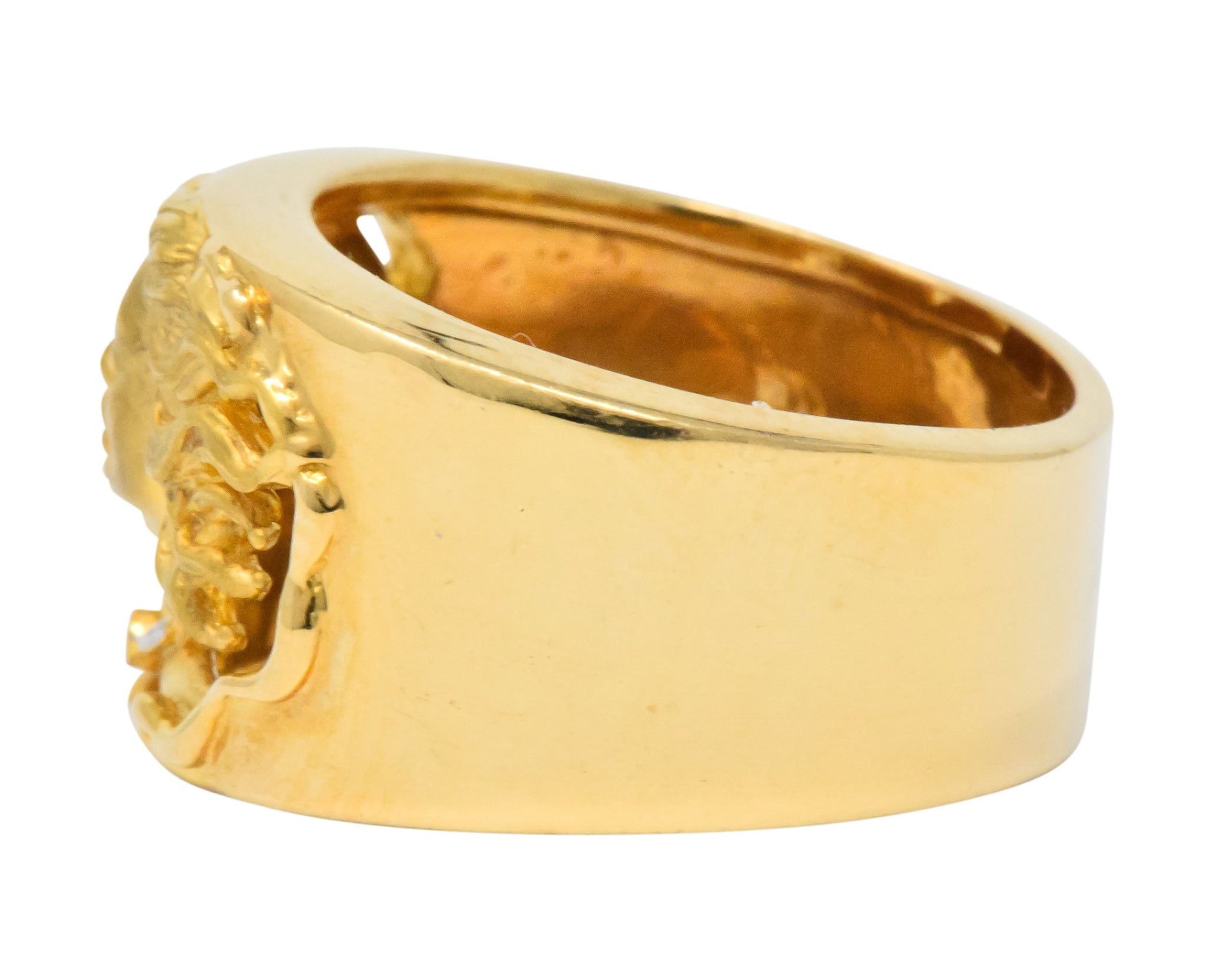 Carrera y Carrera Adam & Eve Diamond 18 Karat Gold Band Ring - Wilson's Estate Jewelry