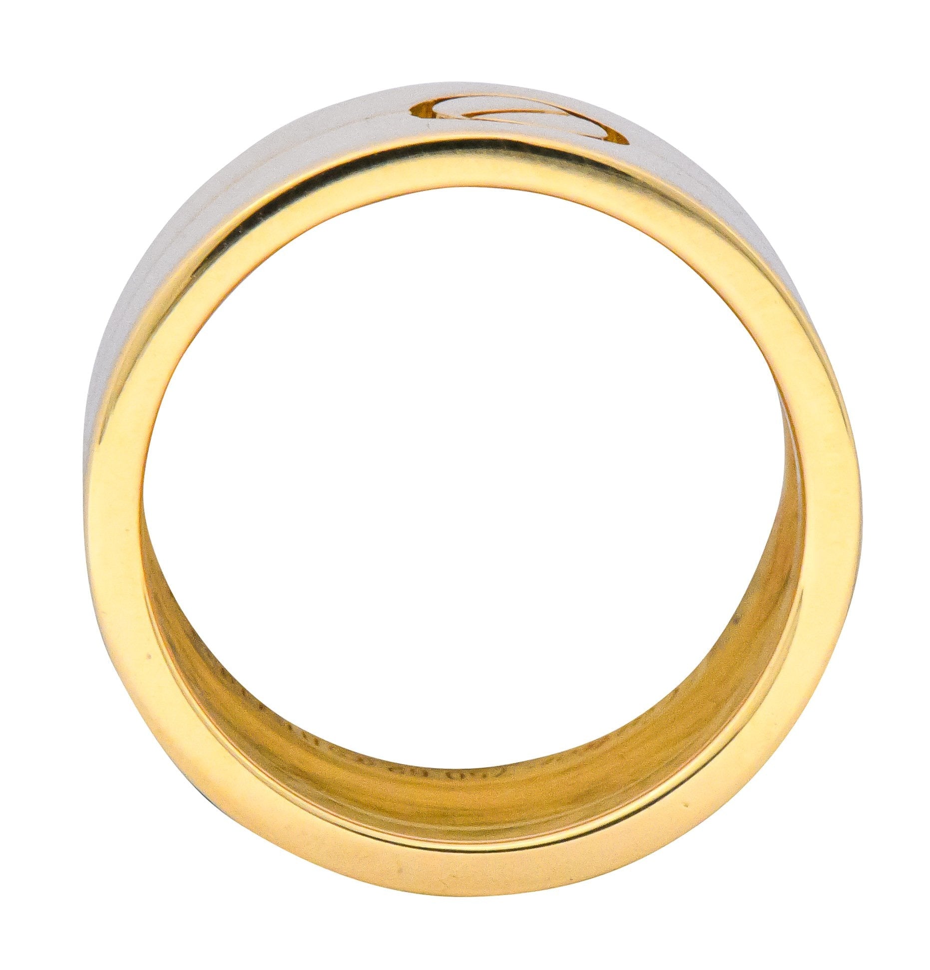 Cartier 18 Karat Gold Wide Love Unisex Band Ring - Wilson's Estate Jewelry