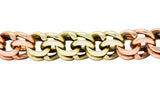 Cartier Retro 14 Karat Tri-Colored Gold Charm Bracelet - Wilson's Estate Jewelry