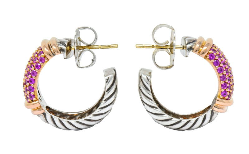 David yurman rose hot sale gold earrings