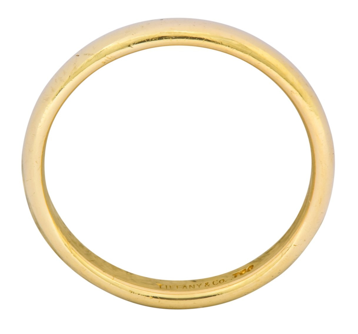 Tiffany & Co. 18 Karat Gold Unisex Band Ring - Wilson's Estate Jewelry