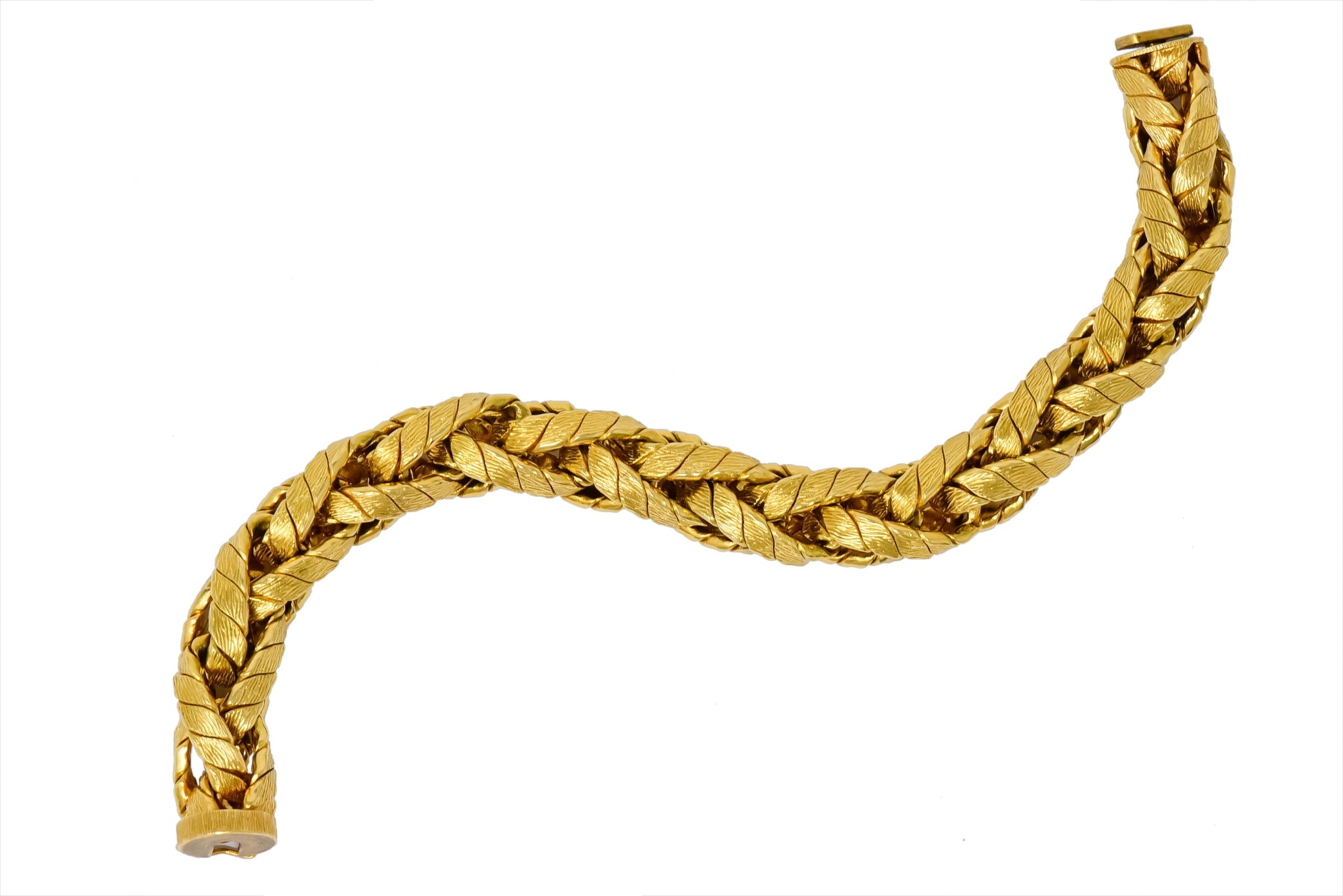 Tiffany & Co. 1960's Vintage 18 Karat Gold Barrel Link Bracelet ...