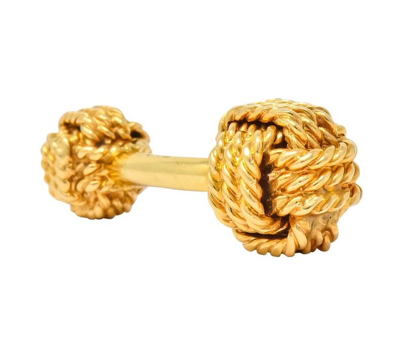 Tiffany & Co. Larter & Sons Mid-Century 14 Karat Gold Men's Knot ...