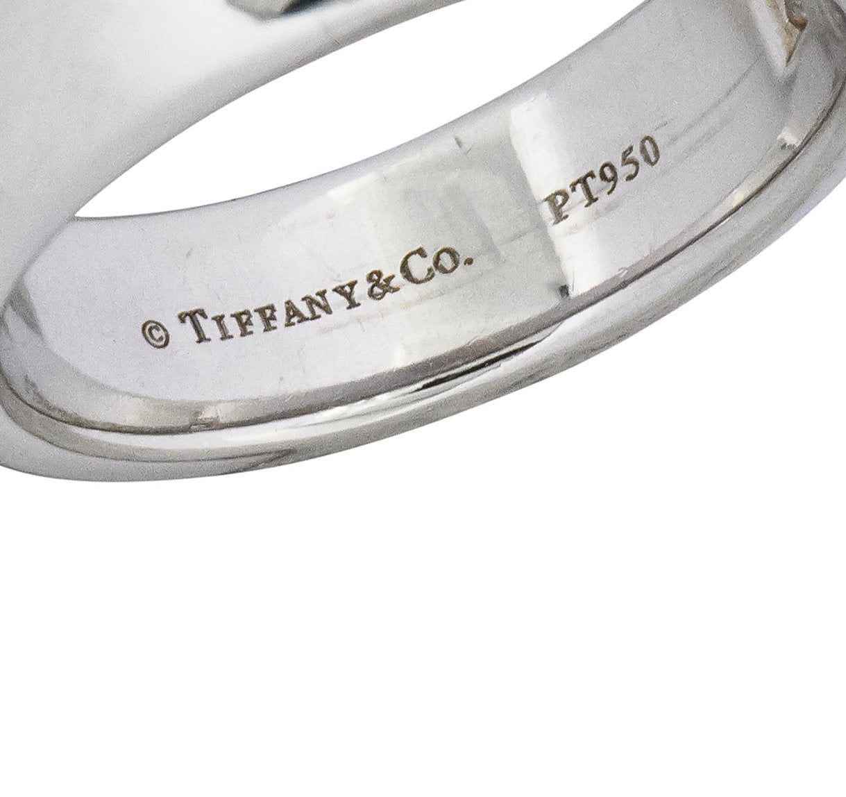 Tiffany & Co. Lucida Diamond Platinum Unisex Band Ring - Wilson's Estate Jewelry