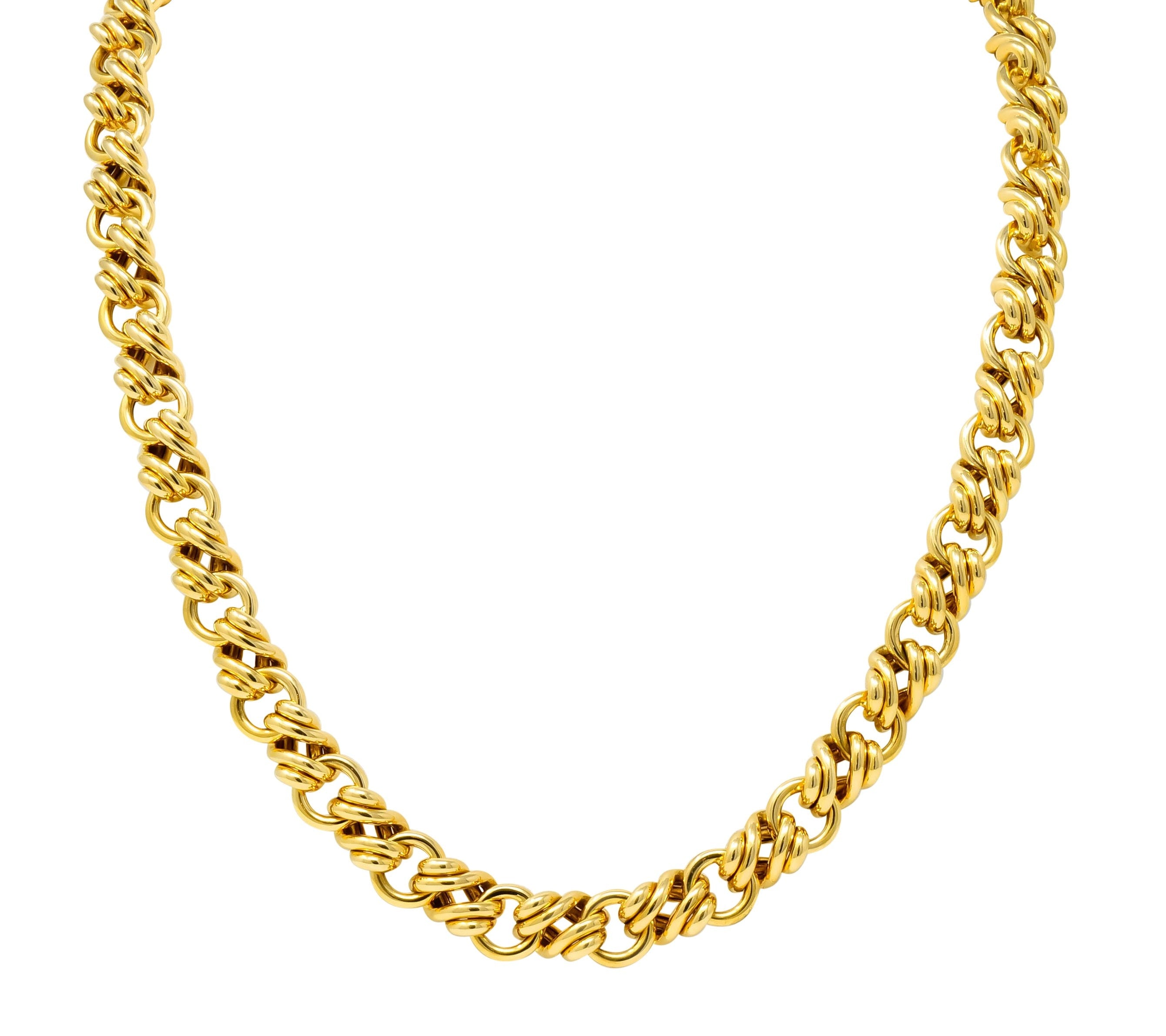 Tiffany & Co. Vintage 18 Karat Yellow Gold Substantially Linked Chain ...